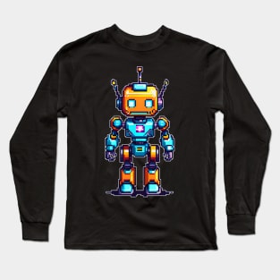 Pixel Robot Long Sleeve T-Shirt